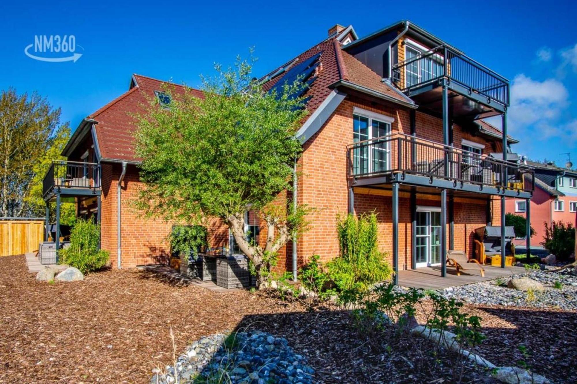 Traumhaftes Appartement Mit Balkon - Odins Blick Wohnung 6 - Mit Privatstrand, Sauna Lobbe Dış mekan fotoğraf